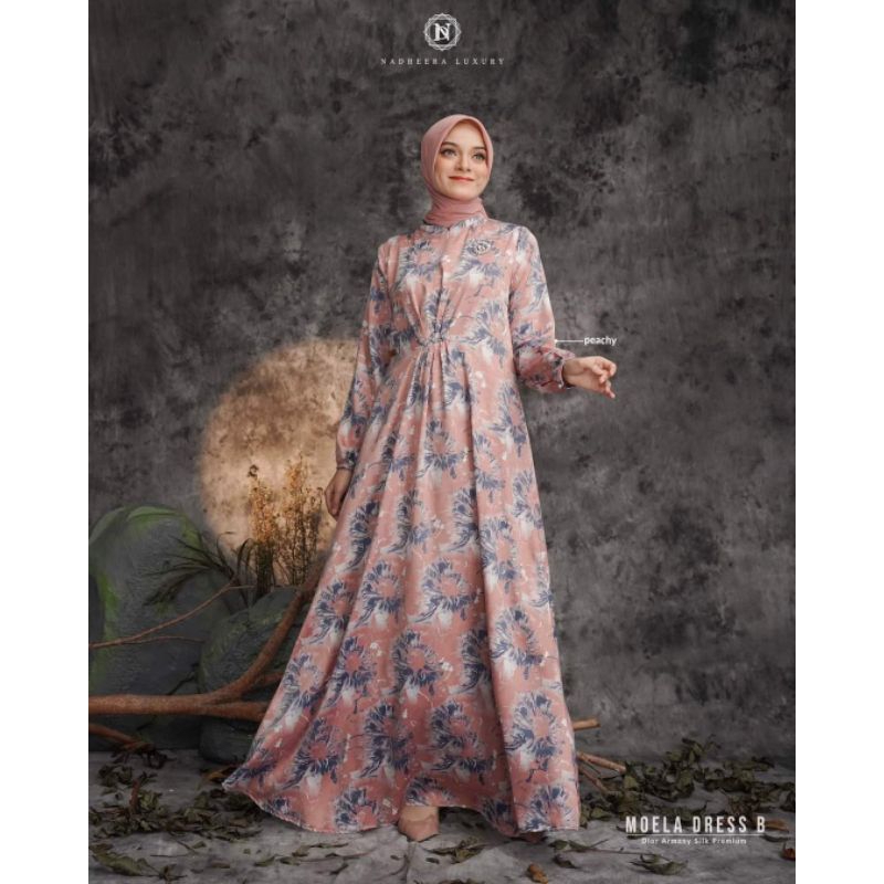 Gamis Etnic Busui / Gamis Motif busui / Moela dress code B Nadheera