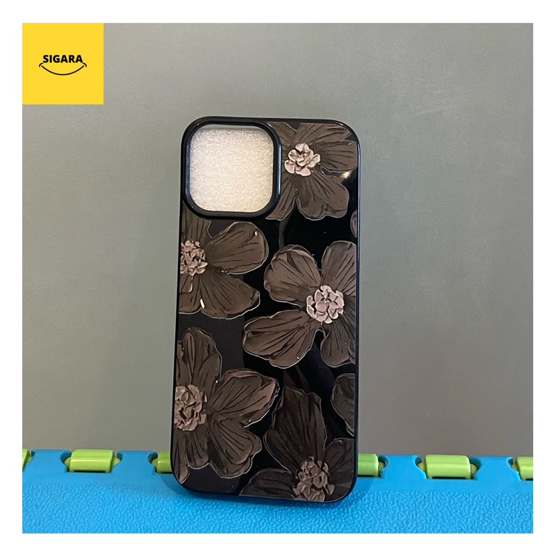 [NEW] Case IPHONE 13 PRO MAX glossy motif bunga