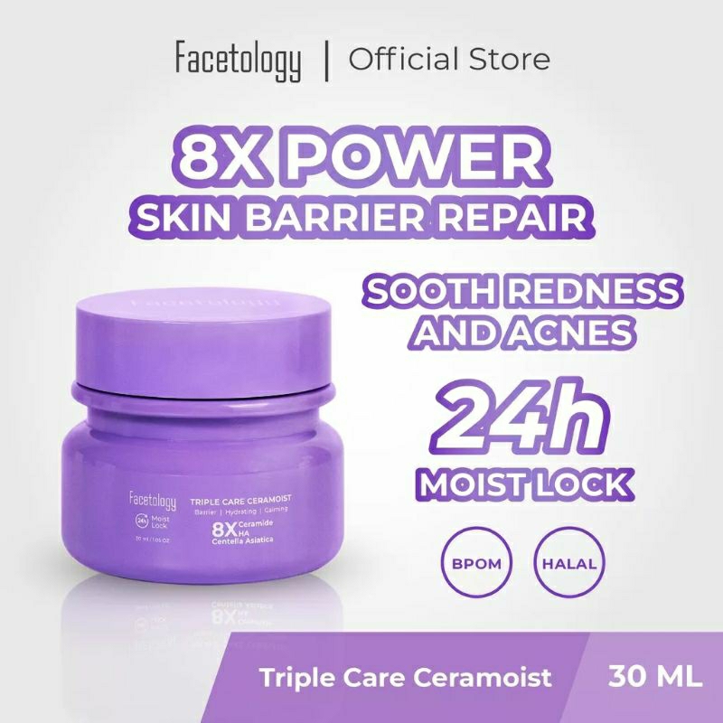 FACETOLOGY TRIPLE CARE CERAMOIST FACIAL MOISTURIZER