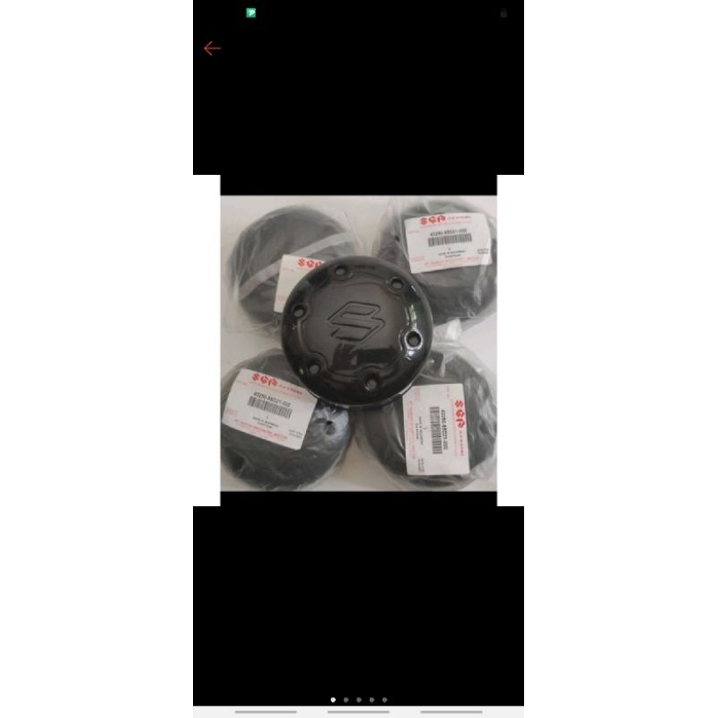 Tutup cap Wheel dop Dob velg roda ban Suzuki escudo 1.6 XL 7 warna hitam