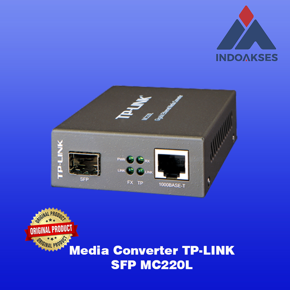TP-LINK Media Converter Gigabit SFP TL-MC220L HTB Gigabit Ethernet MC220L