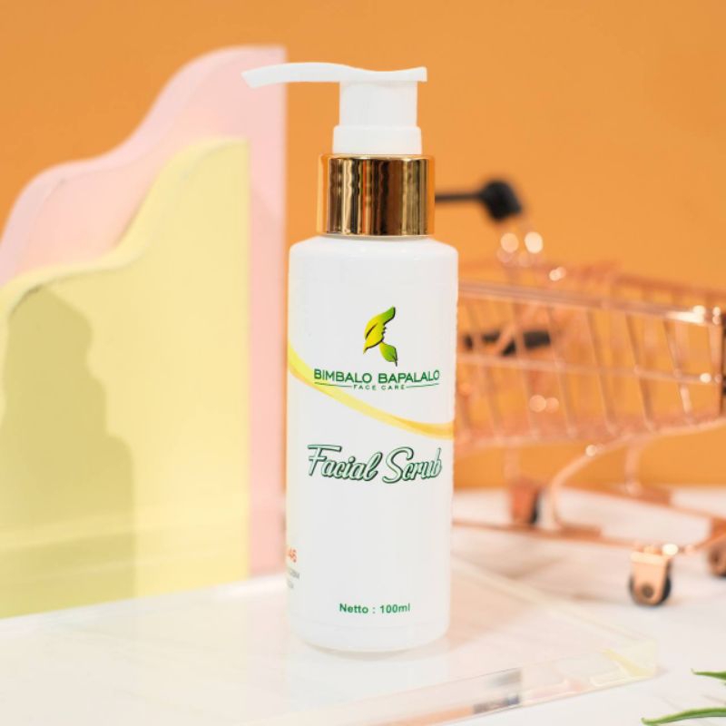Facial Scrub BIMBALO BAPALALO BPOM RESMI