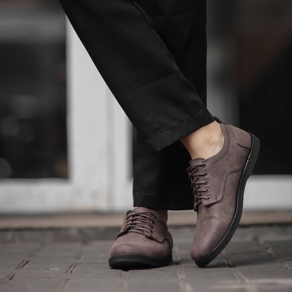 Sepatu Pantofel Pria Formal Kerja Kantor Kulit Oxford Pesta Kondangan Rapat Original Arf Cst Brown