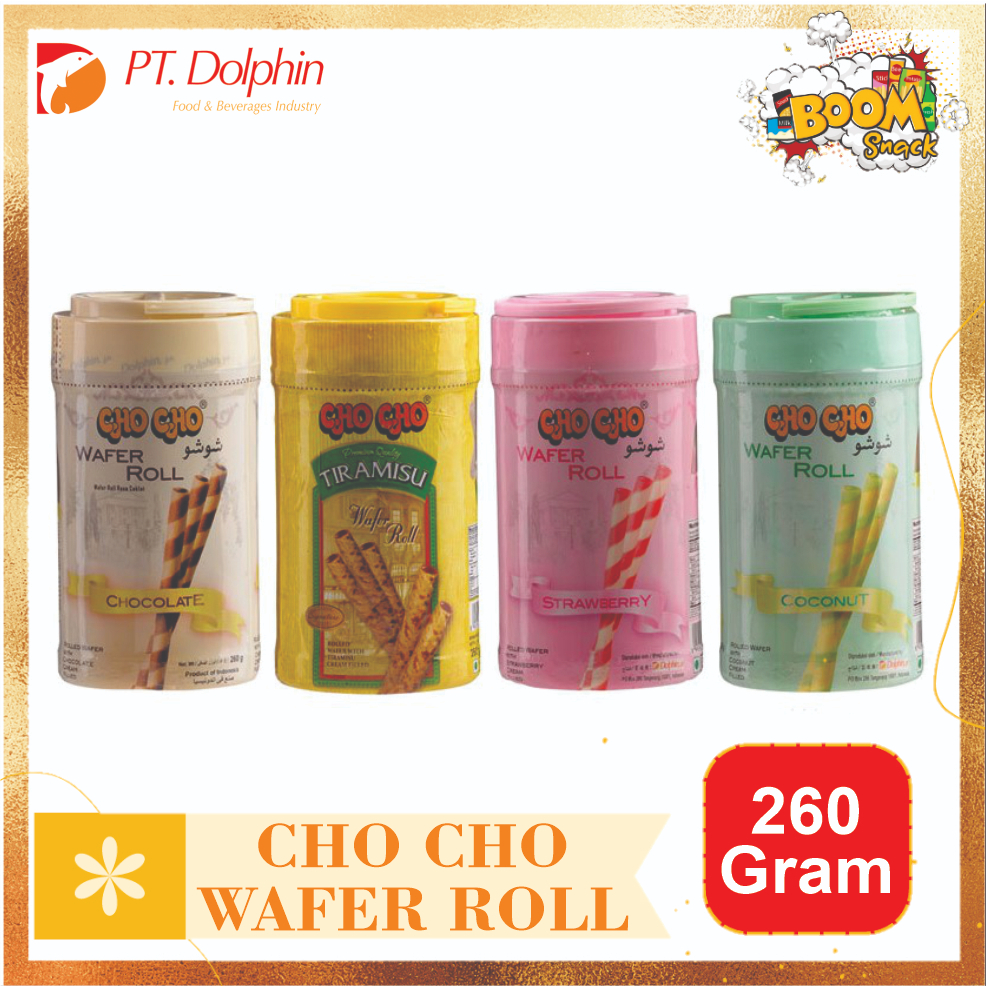 

Cho Cho Wafer Roll Toples 260 Gram