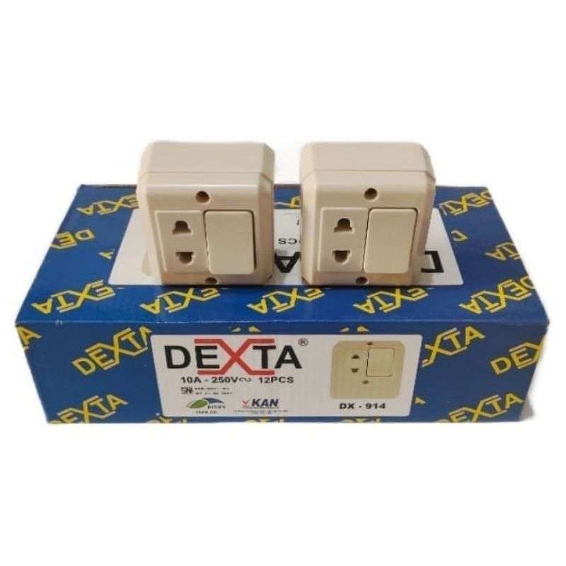 Ob Engkel Stop Segi Dexta / Saklar Ob Engkel Stop Kontak DX-914