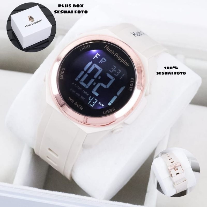 Jam Tangan Digital Hush Puppies Terlaris Waterproof