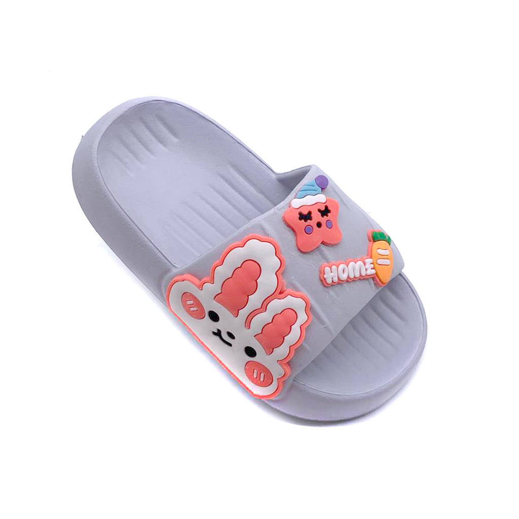 Sandal Selop Anak Perempuan Bahan Karet Kekinian Motif Lucu