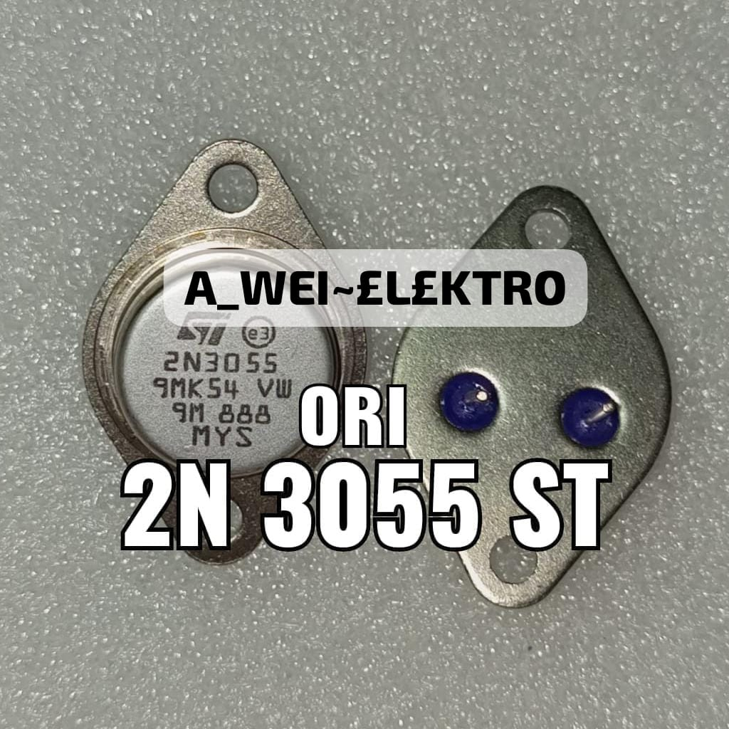 TR TRANSISTOR 2N3055 2N 3055 ST JENGKOL ORI ASLI NPN MYS