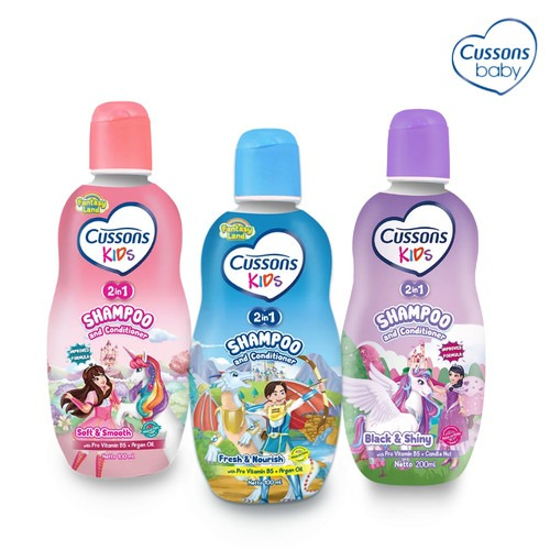 Cussons Kids Shampoo &amp; Conditioner 200ml - Sampo Anak 2in1