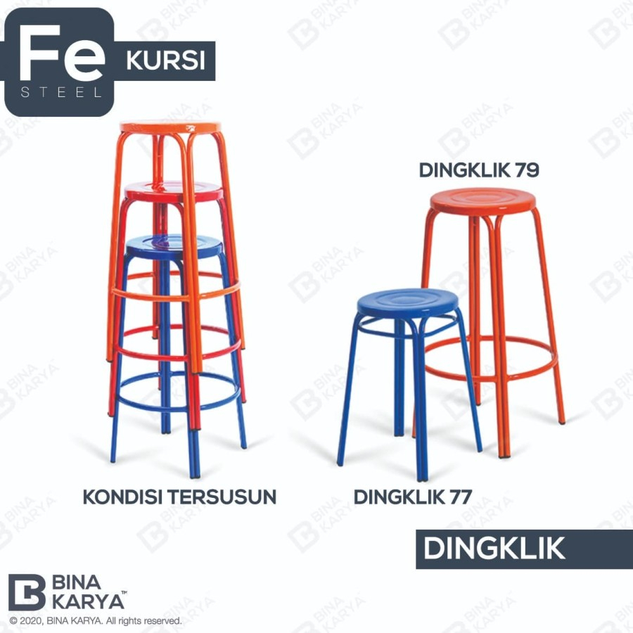 KURSI BAR BESI KURSI CAFE BINA KARYA KURSI DINGKLIK