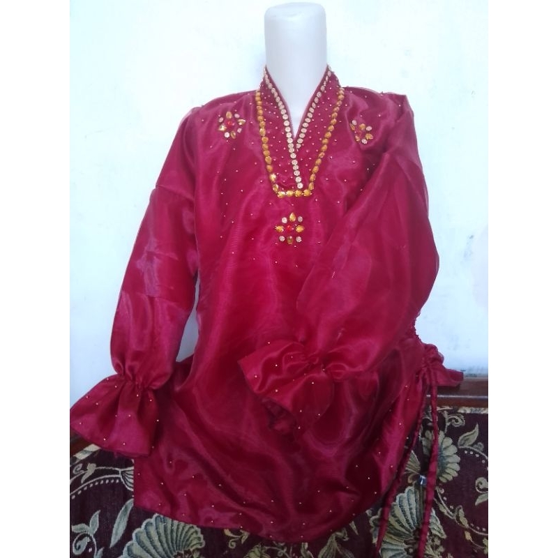 Baju bodo baju adat Makassar pakaian adat Makassar Baju adat Bugis Baju Bodo Organdi