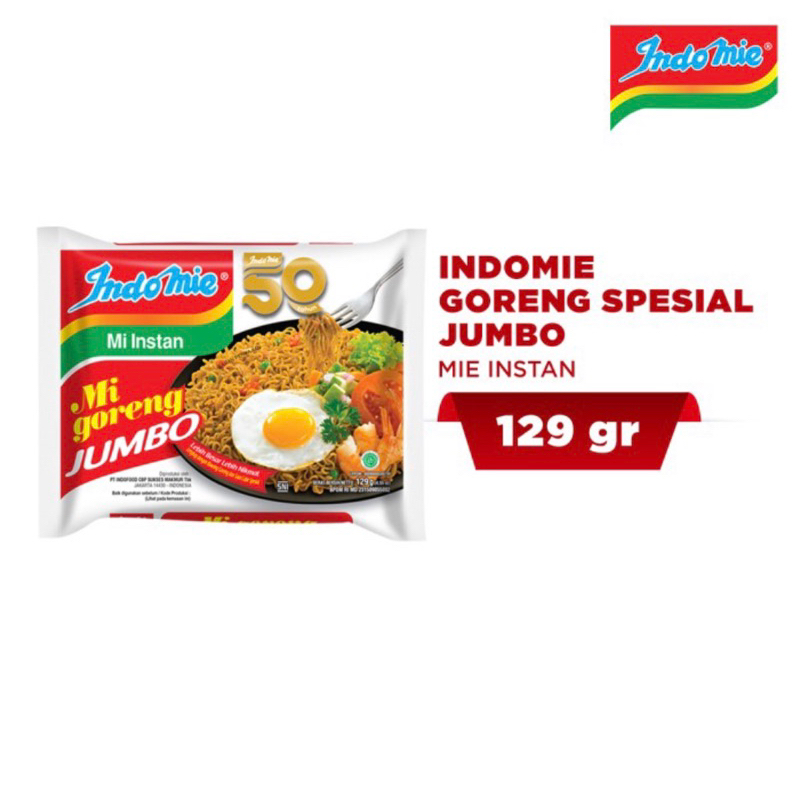 

1 pcs Indomie Goreng Spesial Jumbo 129 gr