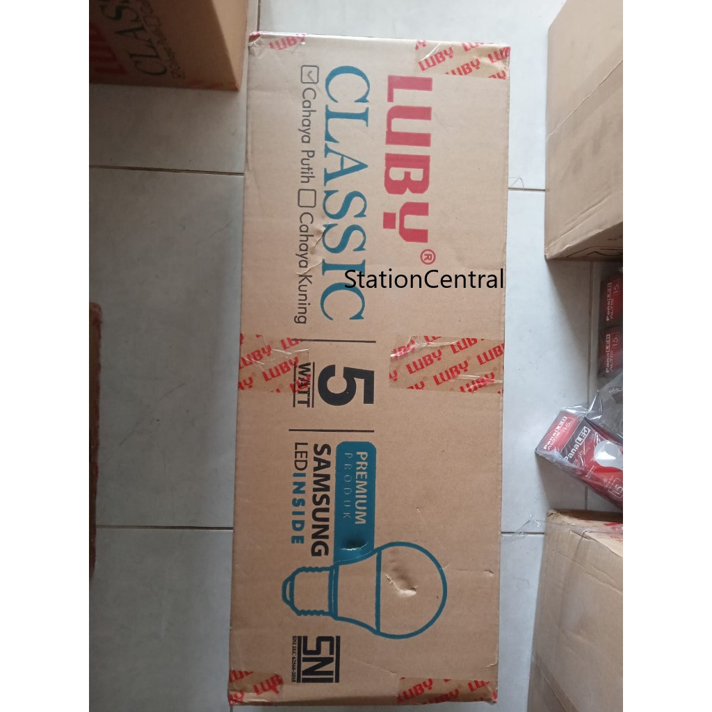 Lampu LED Luby Classic 5 Watt 1 DUS / Lampu Bohlam Classic LED 5Watt LED Bulb 1 KARTON