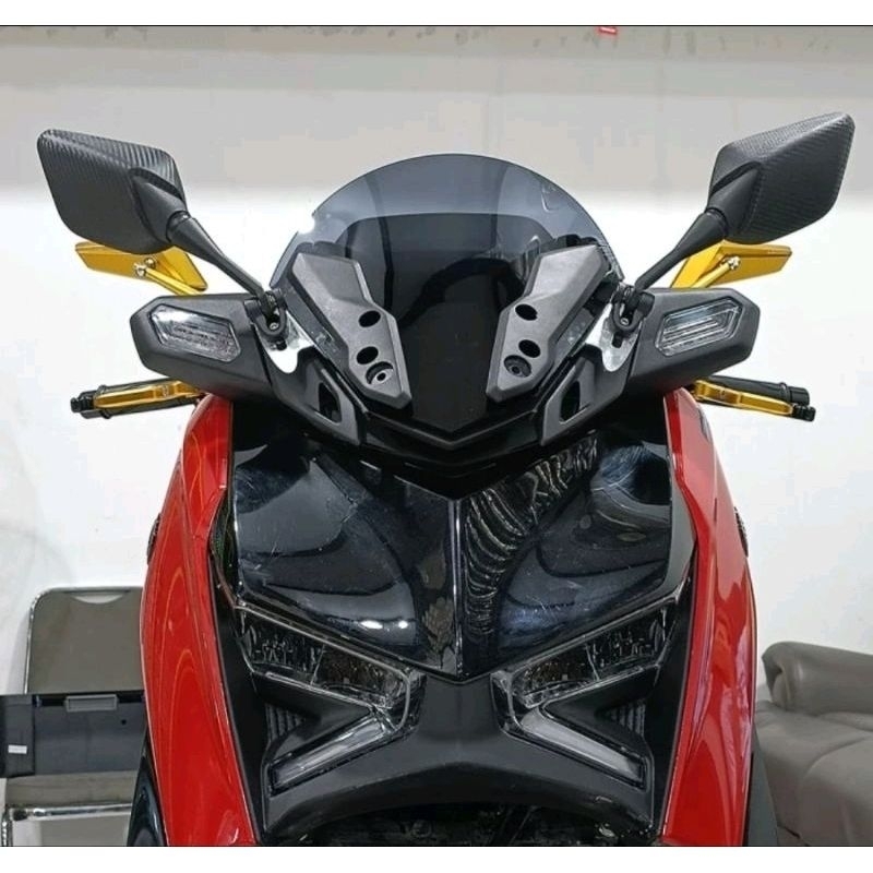 Breket serpo xmax 250 new plus spion Dudukan serpo xmax 250 Breket spion xmax 250 Dudukan spion xmax