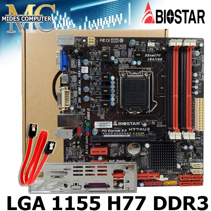 Mainboard Motherboard H77 intel LGA 1155