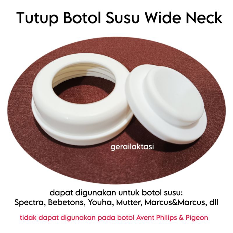 Pump Mates Bottle Cap and Sealing Disc untuk Tutup Botol Spectra Bebetons Mutter