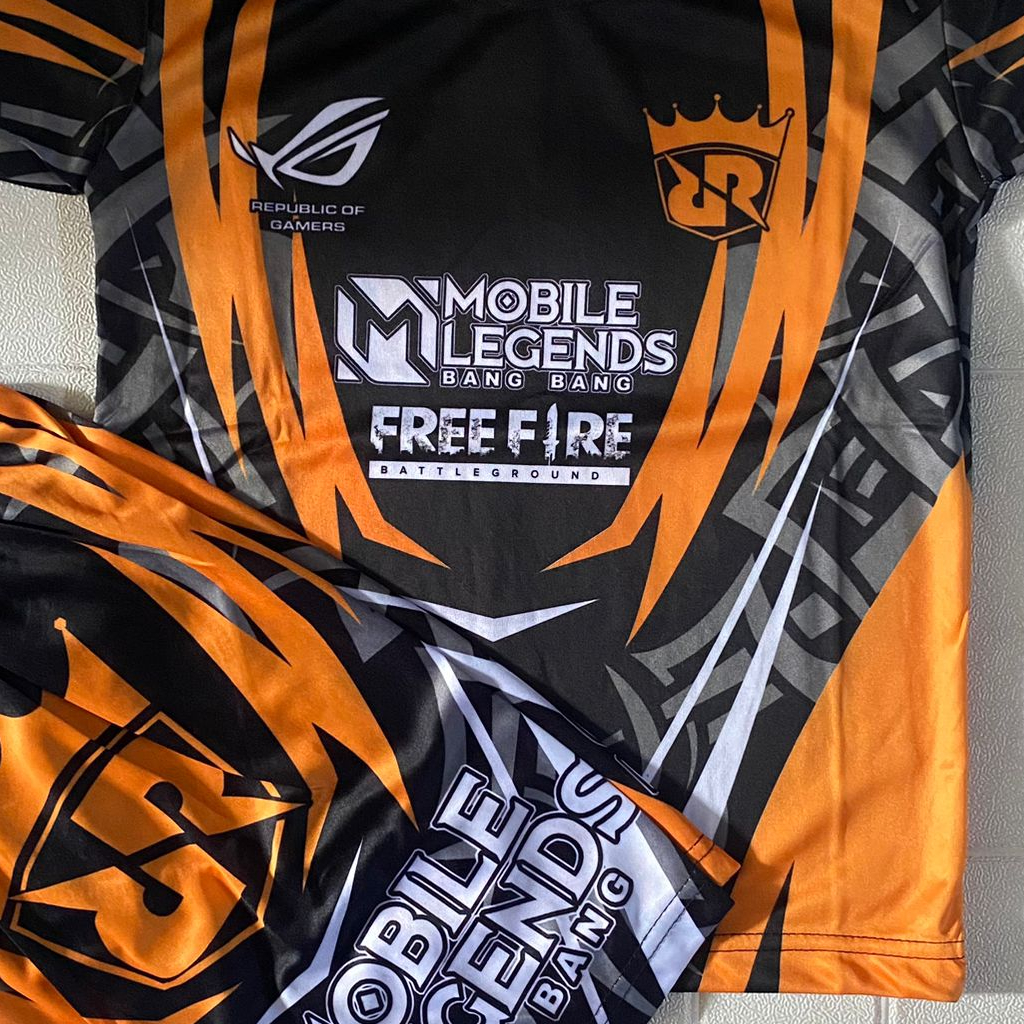 Baju RRQ anak anak terbaru/Jersey RRQ anak anak terbaru bisa sablon nama