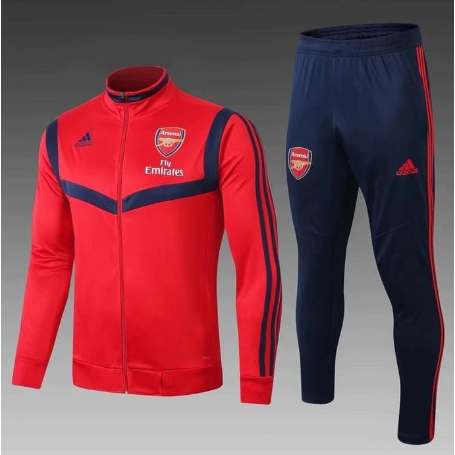 Jaket bola sleting midlayer tracksuit training ARSENAL HOME grade ori futsal obral murah indonesia
