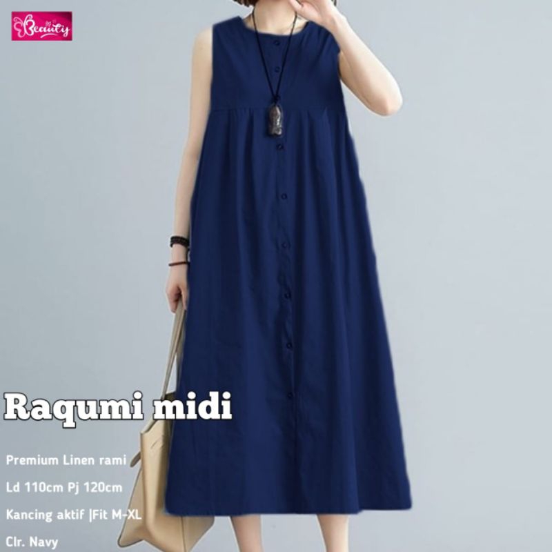 RAQUMI MIDI GAMIS WANITA KEKINIAN