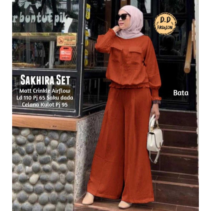 SAKHIRA  SET BAJU WANITA TERBARU BY DnD