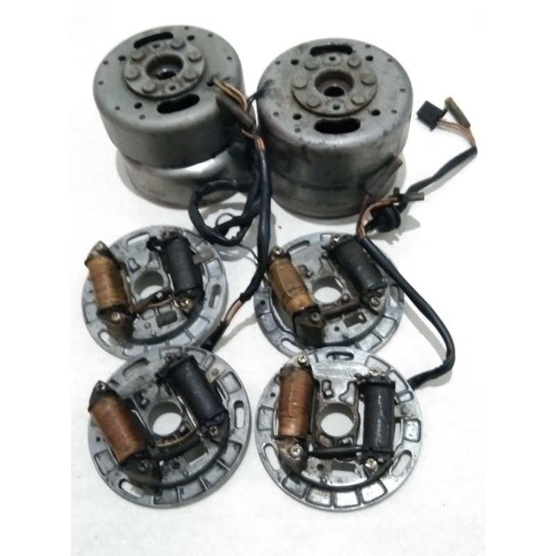 MAKNIT SPUL MAGNIT MAGNET SET SPUL API SPUL LAMPU SUZUKI RC80 RC100 RC110 BRAVO KRISTAL TORNADOGX TO