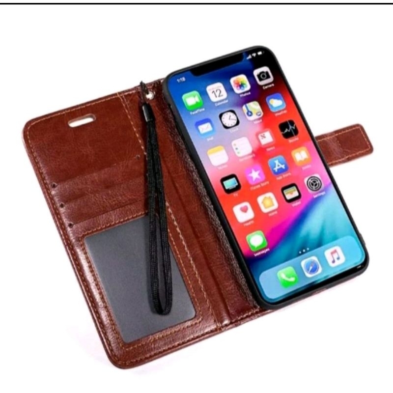 OPPO RENO 8T 5G Flipcover Walet Leather Case Dompet Kulit