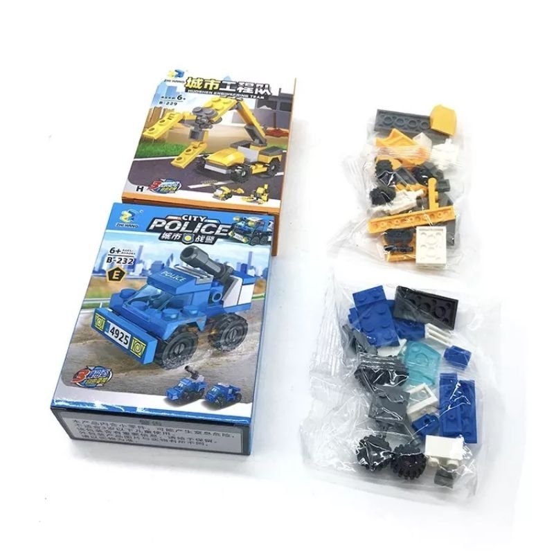 Brick mobil city car / block city car / BRICK BUILDING BLOCK CAR