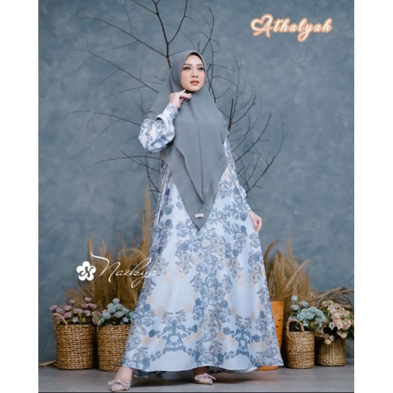 GAMIS AL NAIRA//ATHALYA SET SYAR'I ORI BY NAZKYA
