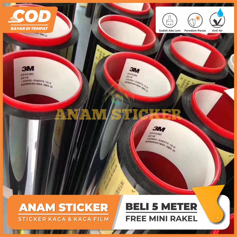 KACA FILM 3M KACA FILM MOBIL/KACA FILM PREMIUM/STIKER KACA FILM 20% 40% 60% 80%