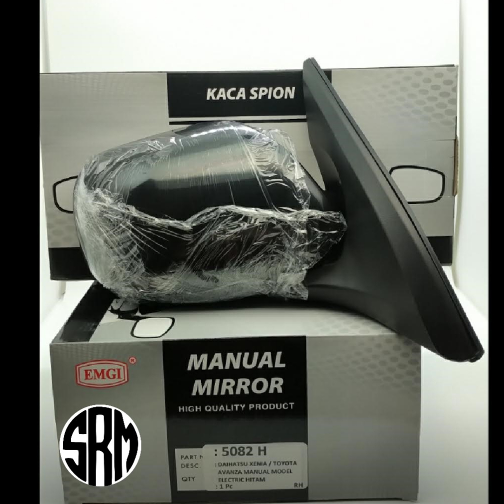Kaca Spion Avanza / Xenia Vvti 2004 2005 2006 2007 2008 2009 2010 2011 Hitam Manual Model Elektrik