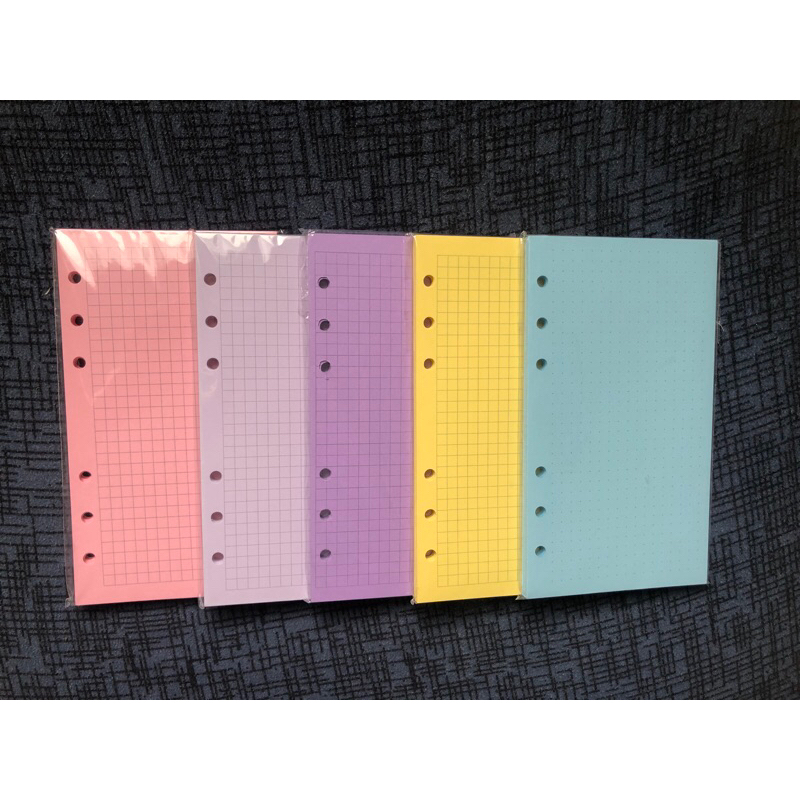 

Kertas Loose Leaf A6 Isi 20 Kertas warna Kertas Binder Isi binder