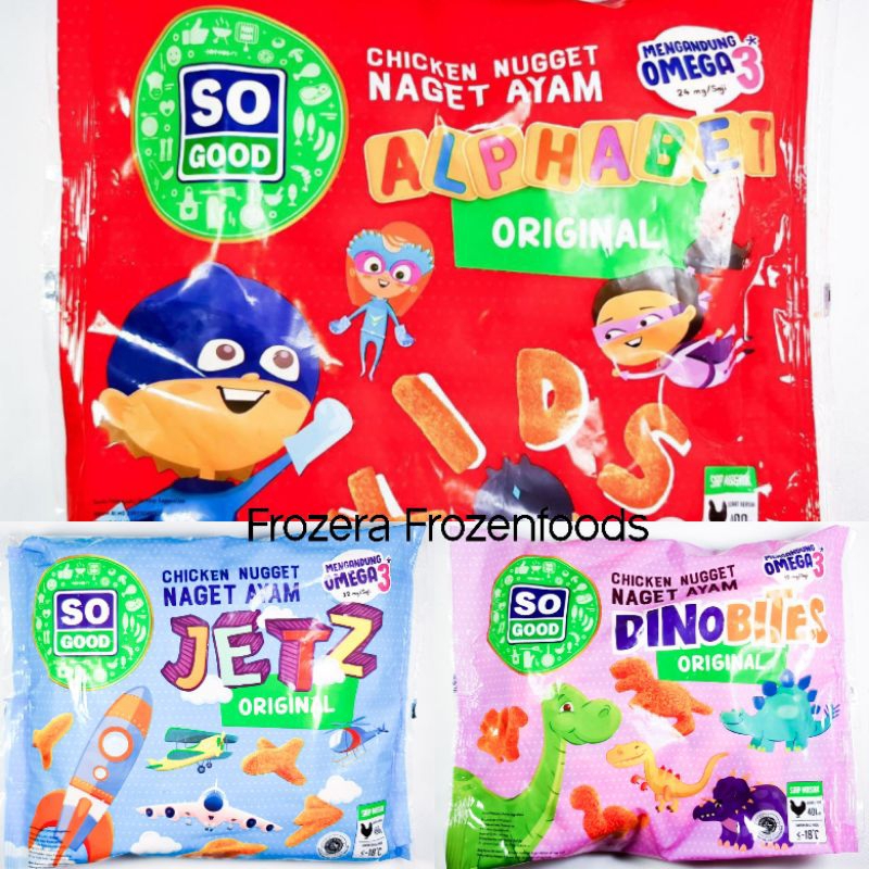 

❄LANGSUNG KIRIM❄ SO GOOD Nuget Character 400gr / Frozenfoods Murah