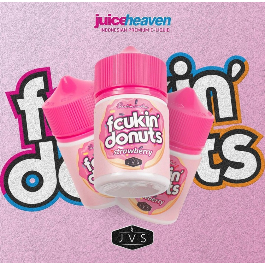 LIQUID FCUKIN DONUTS STRAWBERRY - FCUKIN DONUT STRAWBERRY - 60ML