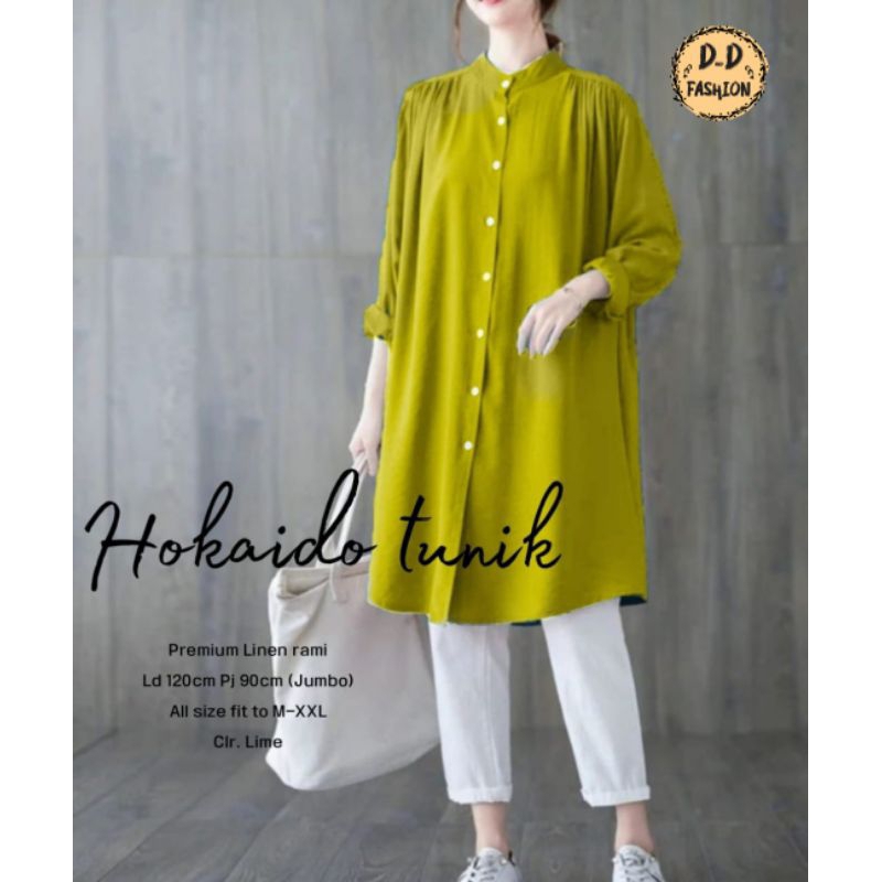 HOKAIDO LONG TUNIK JUMBO LD 120 cm TERBARU