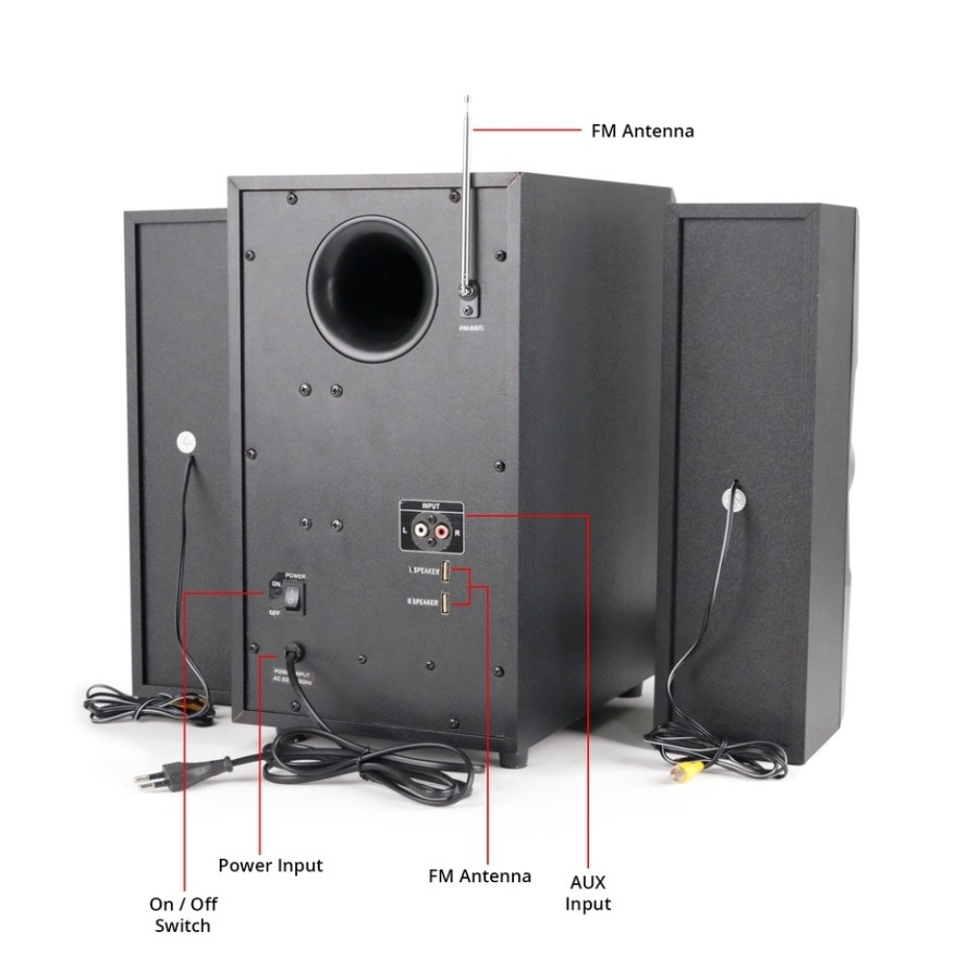 Speaker SIMBADDA CST 8000 N+ With Mic Wireless Simbada CST8000N+