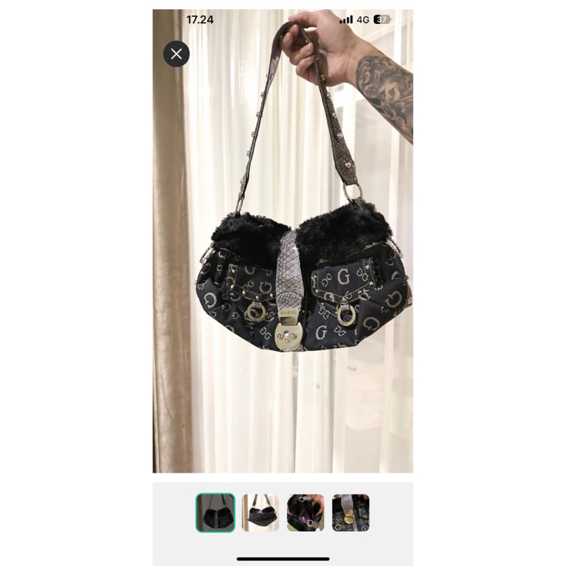 TAS GUESS DENIM PRELOVED