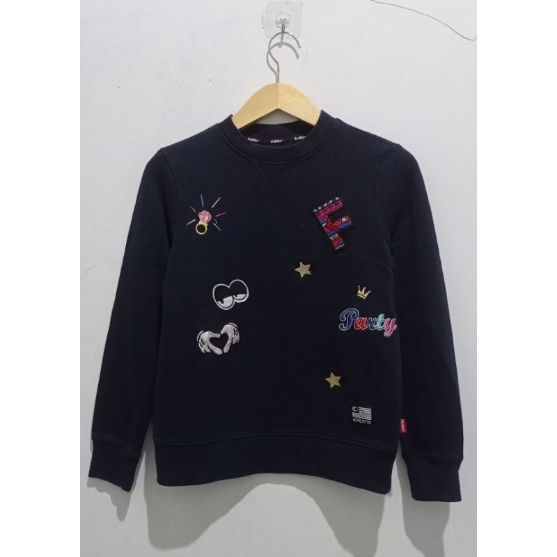 CN Sweater Feltics original logo bordil bahan terbaik joss