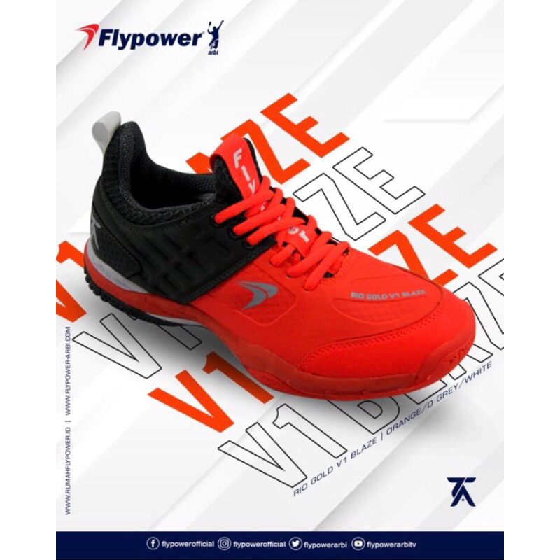 Sepatu Flypower Rio Gold V1 Blaze