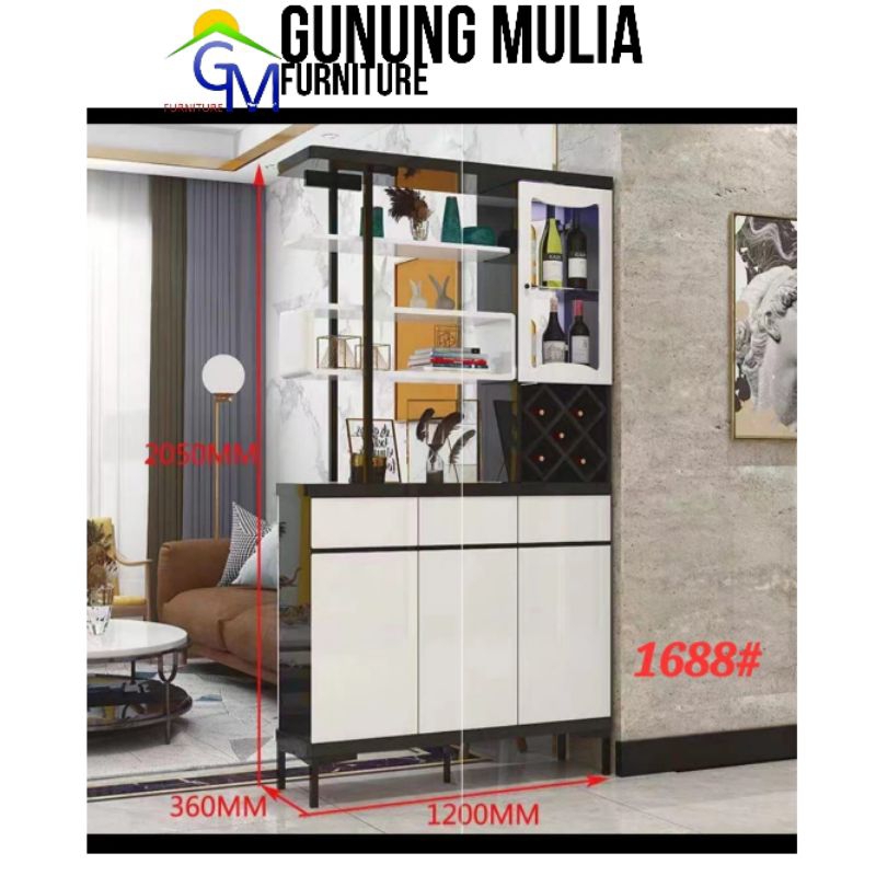 Lemari Sekat Ruangan / Lemari Hias Sekat / Partisi Ruangan 1688