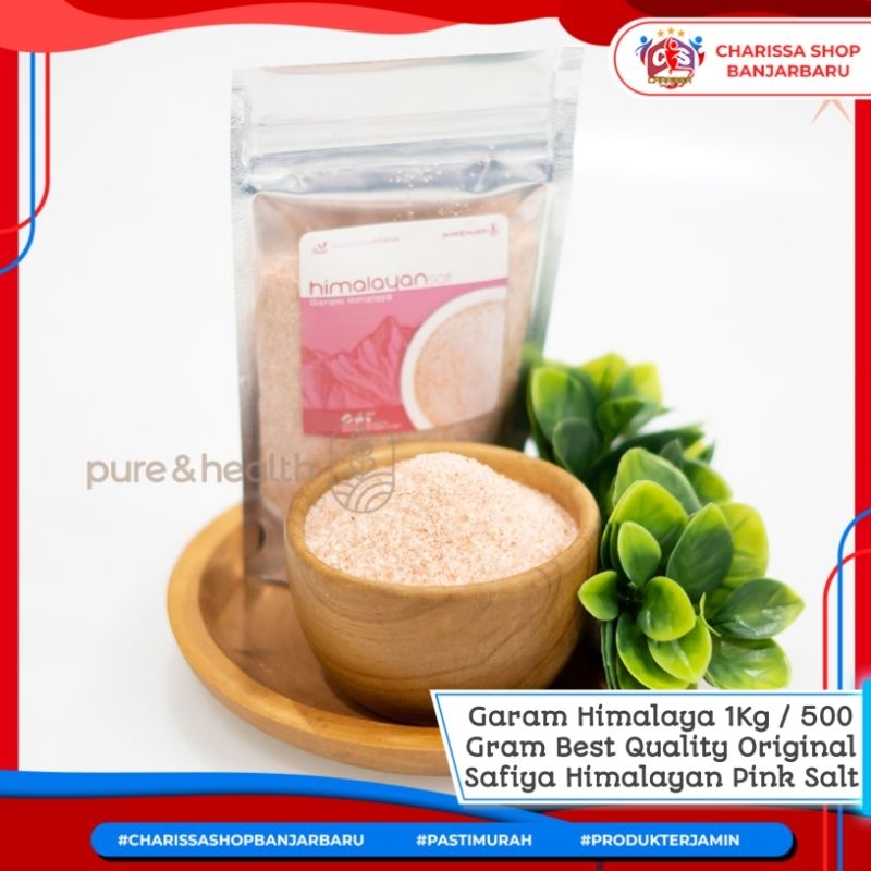 

Garam Himalaya 1Kg / 500 Gram Best Quality Original Safiya Himalayan Pink Salt