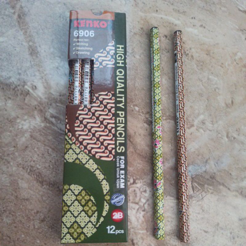 

Pensil 2B KENKO Motif Batik- 6906 / Motif Zoo-6388