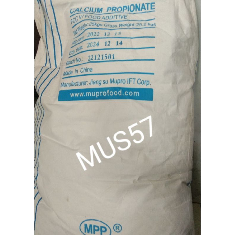 

Calsium Propionate ex Mupro China 1kg