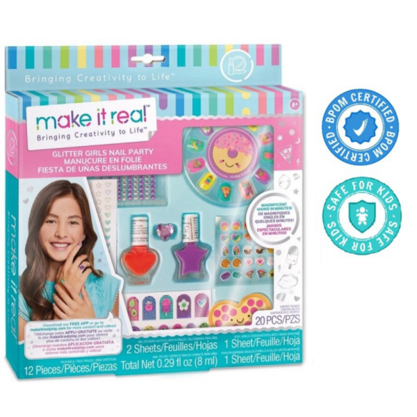 

Jual Mainan Kuku Anak Make It Real Bringing Creativity Glitter Girl Nails Murah