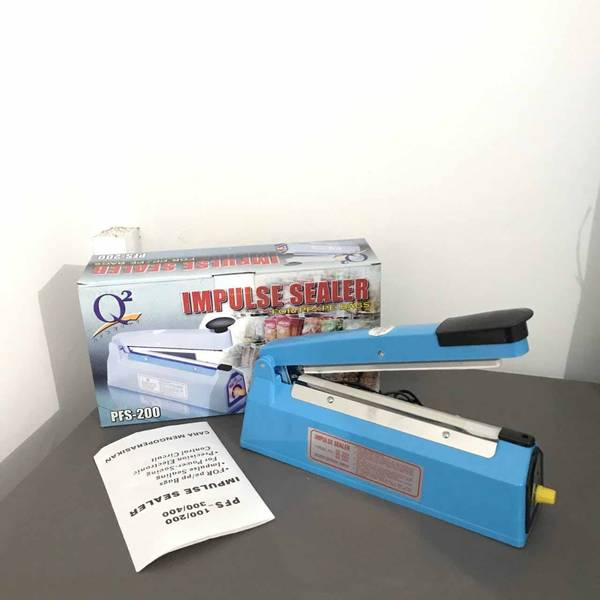 Impulse Sealer 20 cm 20cm Alat Perekat Plastik Alat Press Plastik Makanan Q2