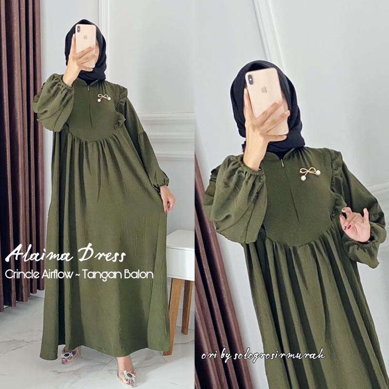 ALAIMA GAMIS CRINCLE AIRFLOW LD 110CM