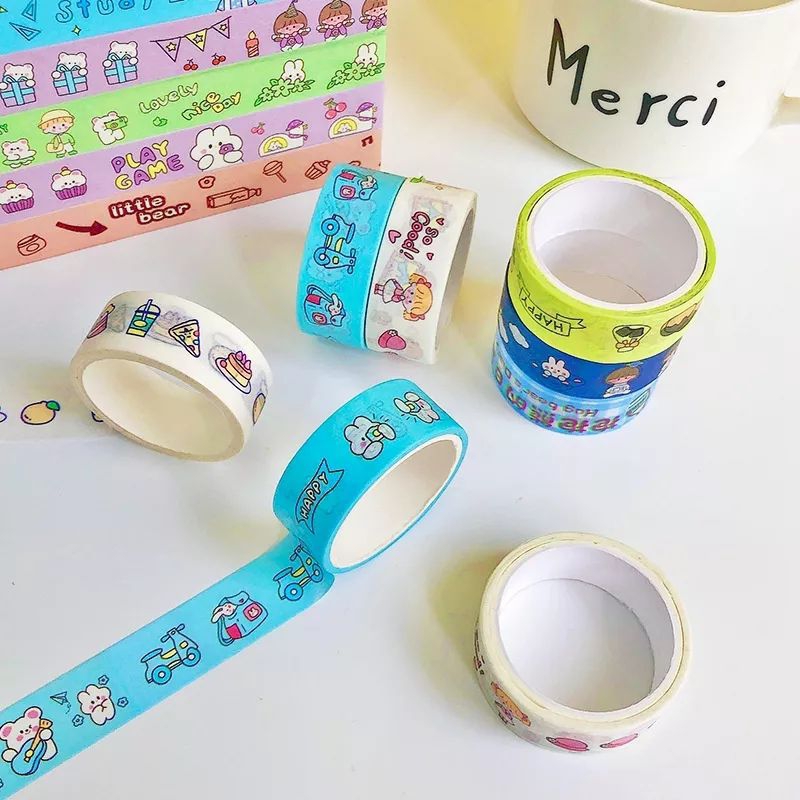 

Washi Tape Lucu Solasi Kertas Masking Tape Journal Scrapbook Jurnal Aesthetic asternoon.id