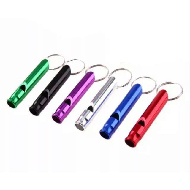 Peluit aluminium dhaulagiri Pluit Outdoor Survival Whistle Emergency - gantungan kunci - pluit camping outdoor
