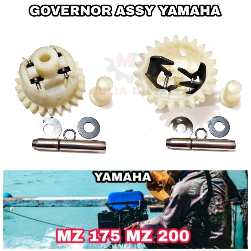 Governor Assy Gubernur Mesin Penggerak Generator Yamaha MZ175 MZ200 MZ 175 200 EC 2600