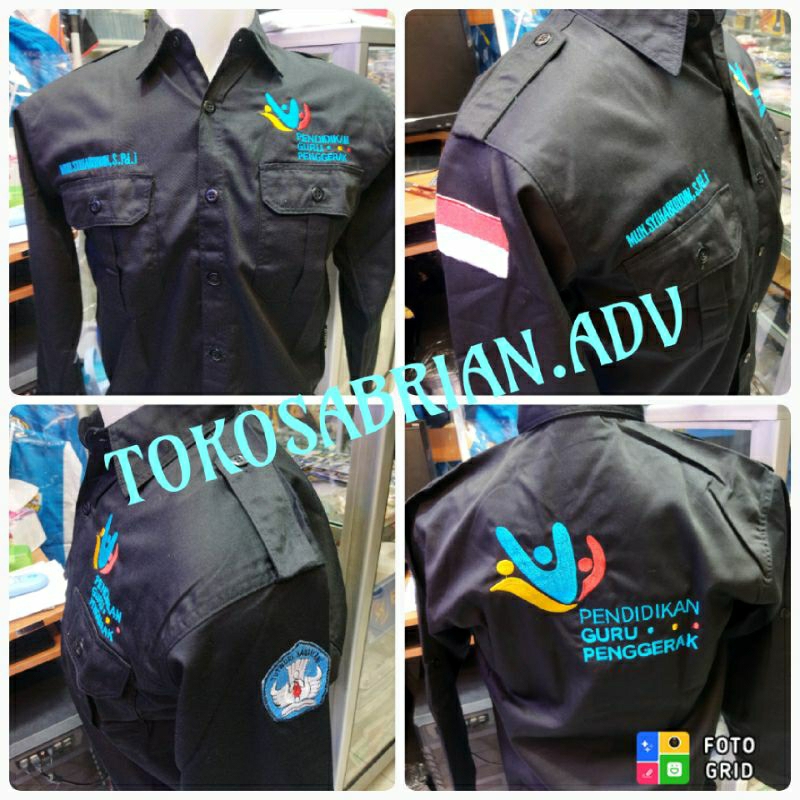 kemeja Guru seragam Pendidikan Guru baju guru pdh guru