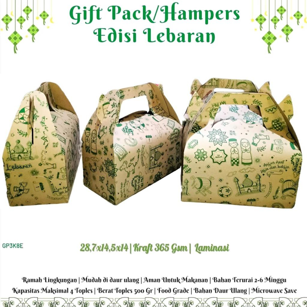Gift Box Handle Box Dus Hampers Dus Nastar (GP3K8-Laminasi)